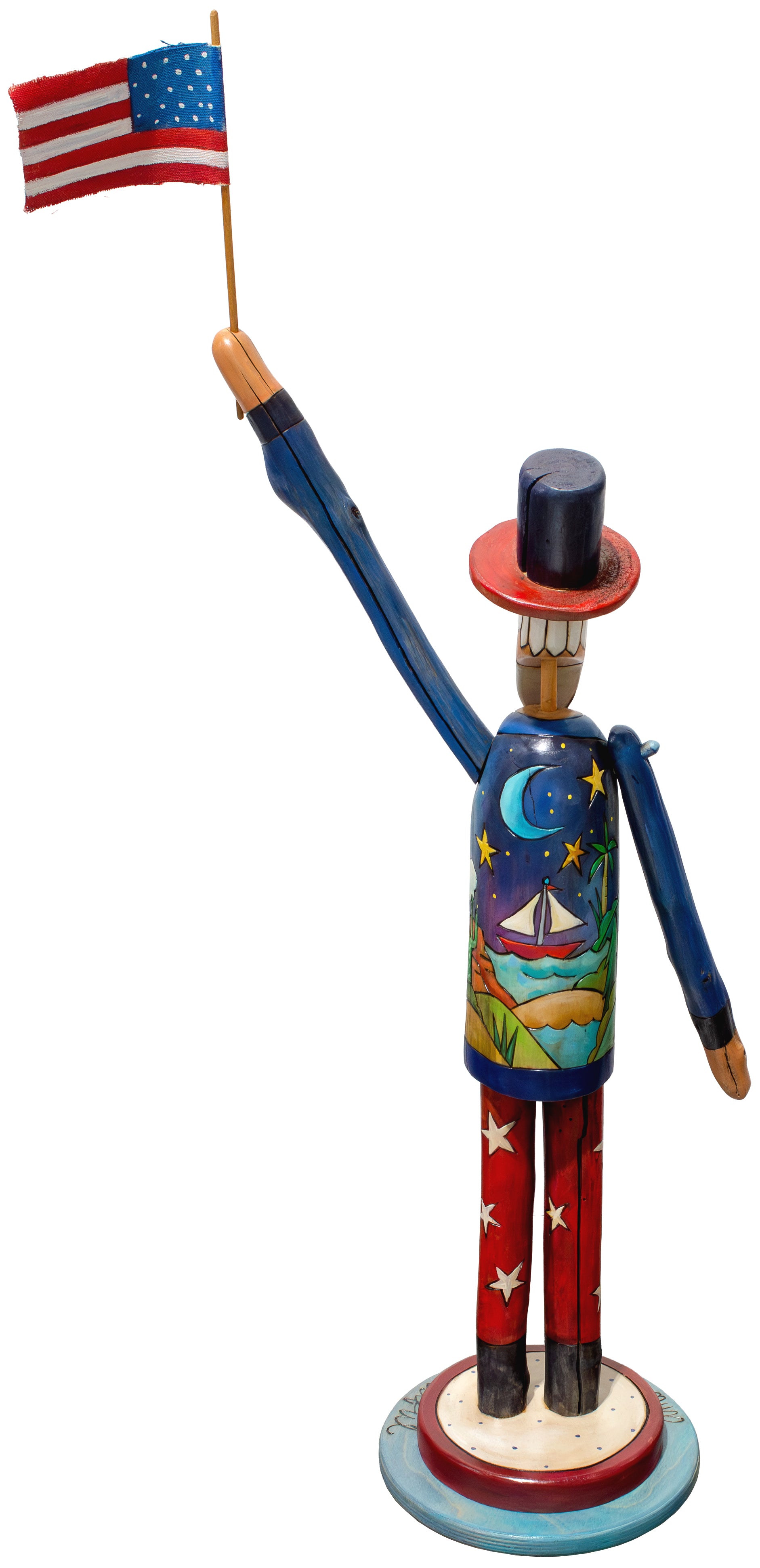 Small Uncle Sam Sculpture