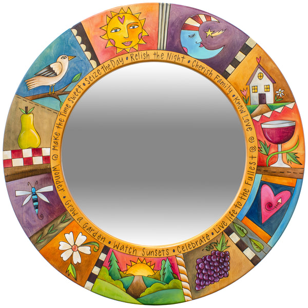 Large Circle Mirror