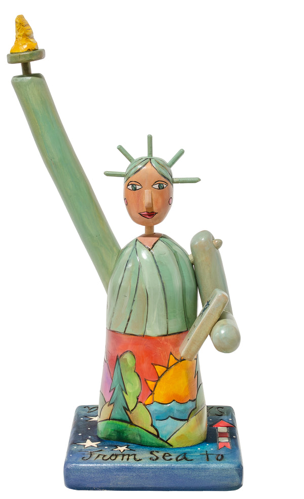 Small Lady Liberty Sculpture