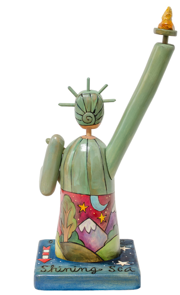 Small Lady Liberty Sculpture