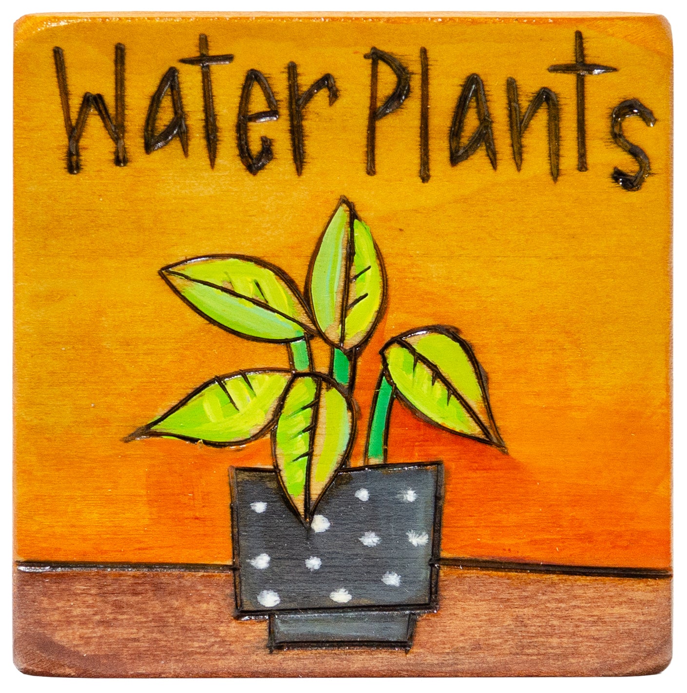 Large Perpetual Calendar Magnet | Water Plants