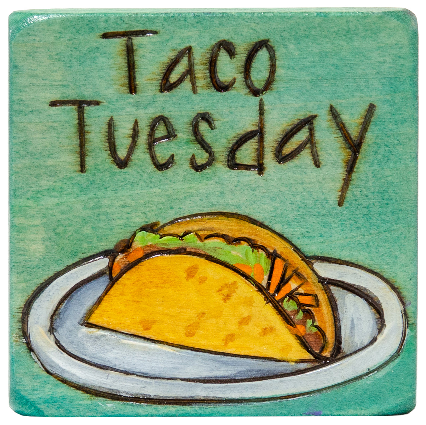 Large Perpetual Calendar Magnet | Taco Tuesday