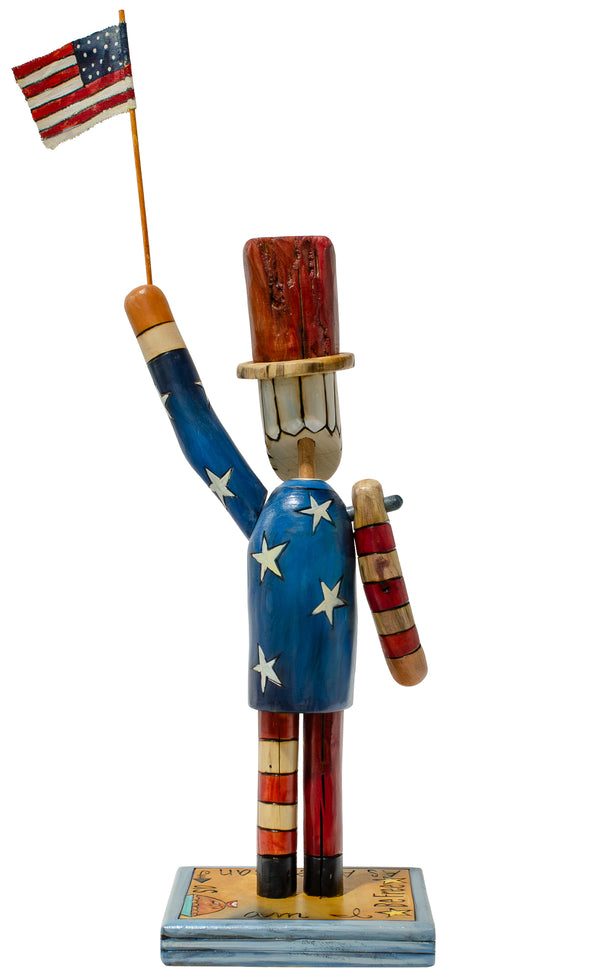 Extra Small Uncle Sam Sculpture