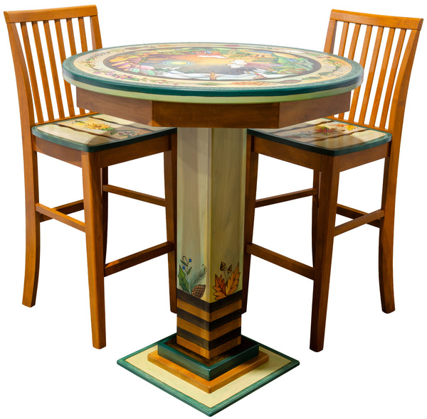Bar Height Table with Stools