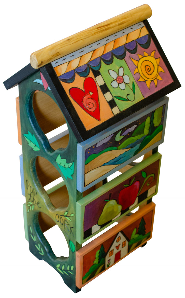 3 Bottle Wine Rack
