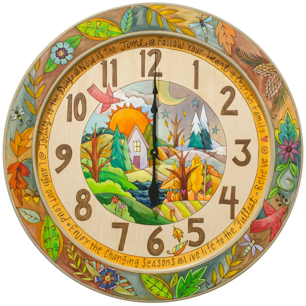 36" Round Wall Clock