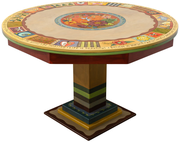 48" Round Dining Table with Chairs