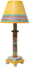 Log Candlestick Lamp