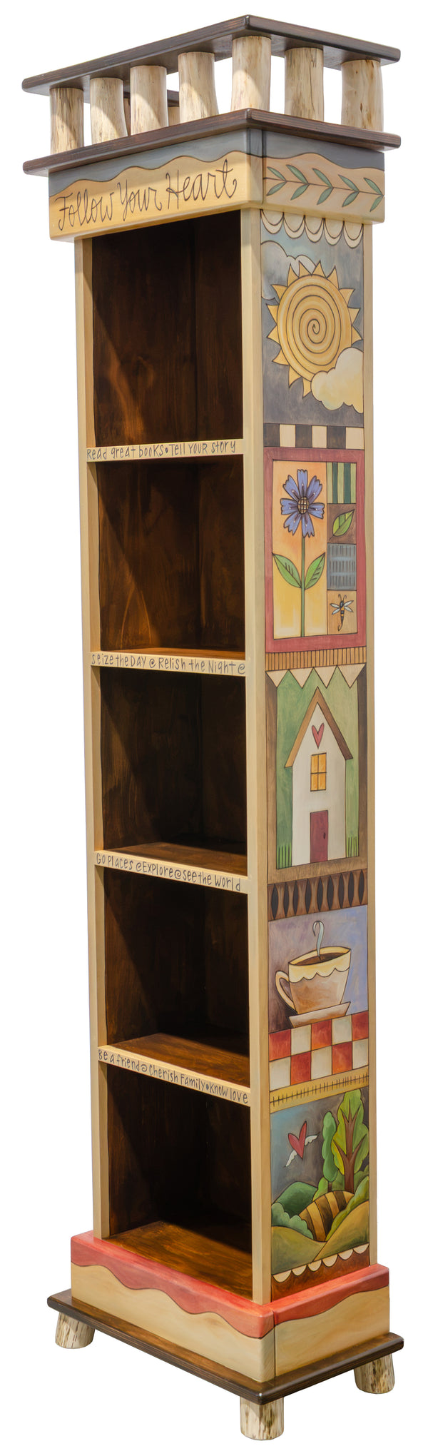 Narrow Bookcase