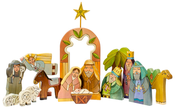 Large Nativity Sculpture