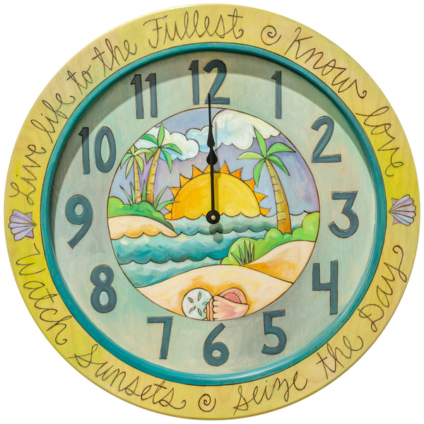 24" Round Wall Clock