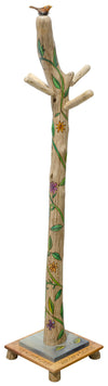 Log Coat Tree