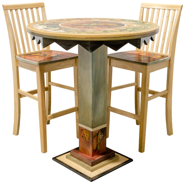 Bar Height Table with Stools
