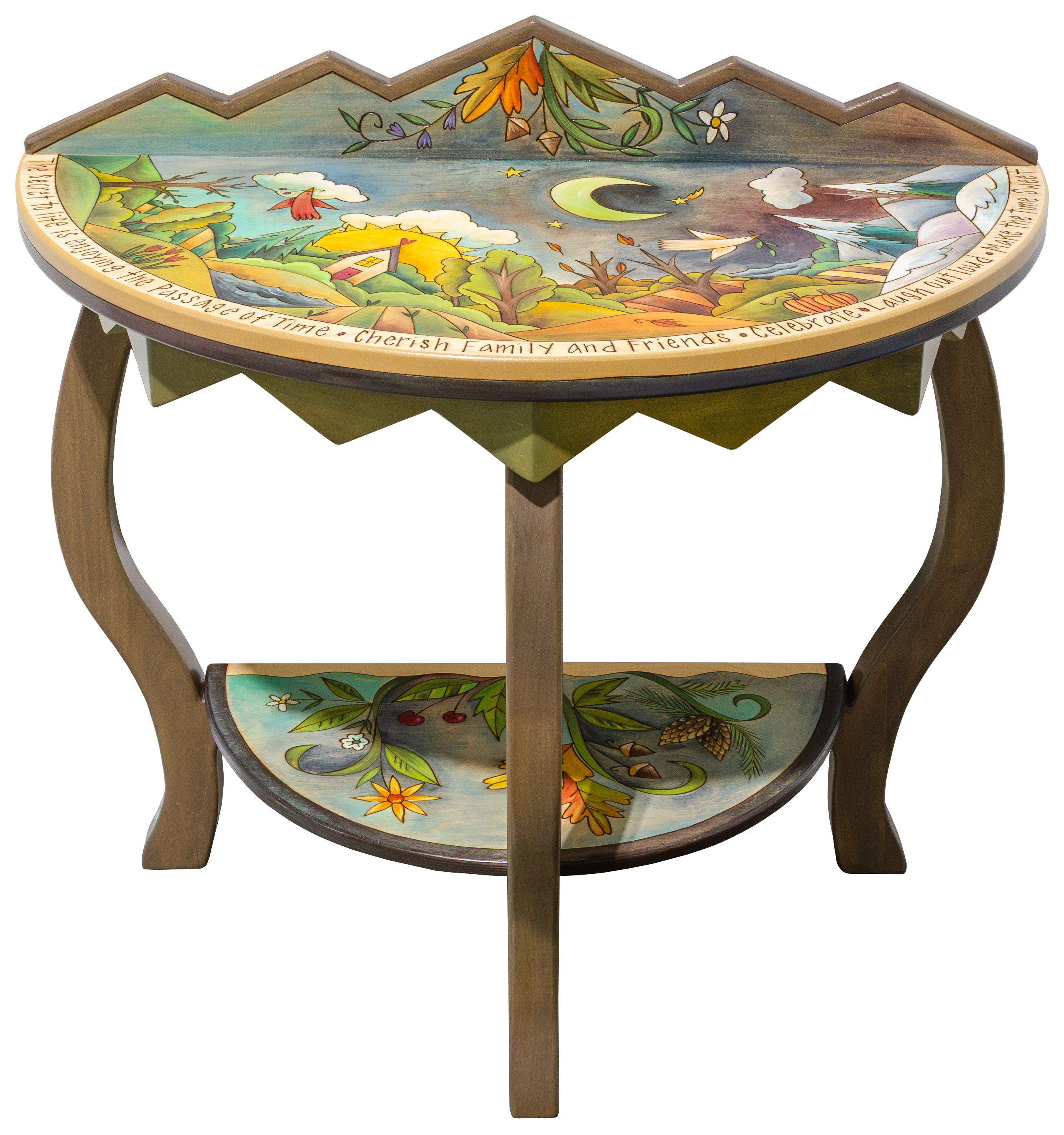 Half Round Table