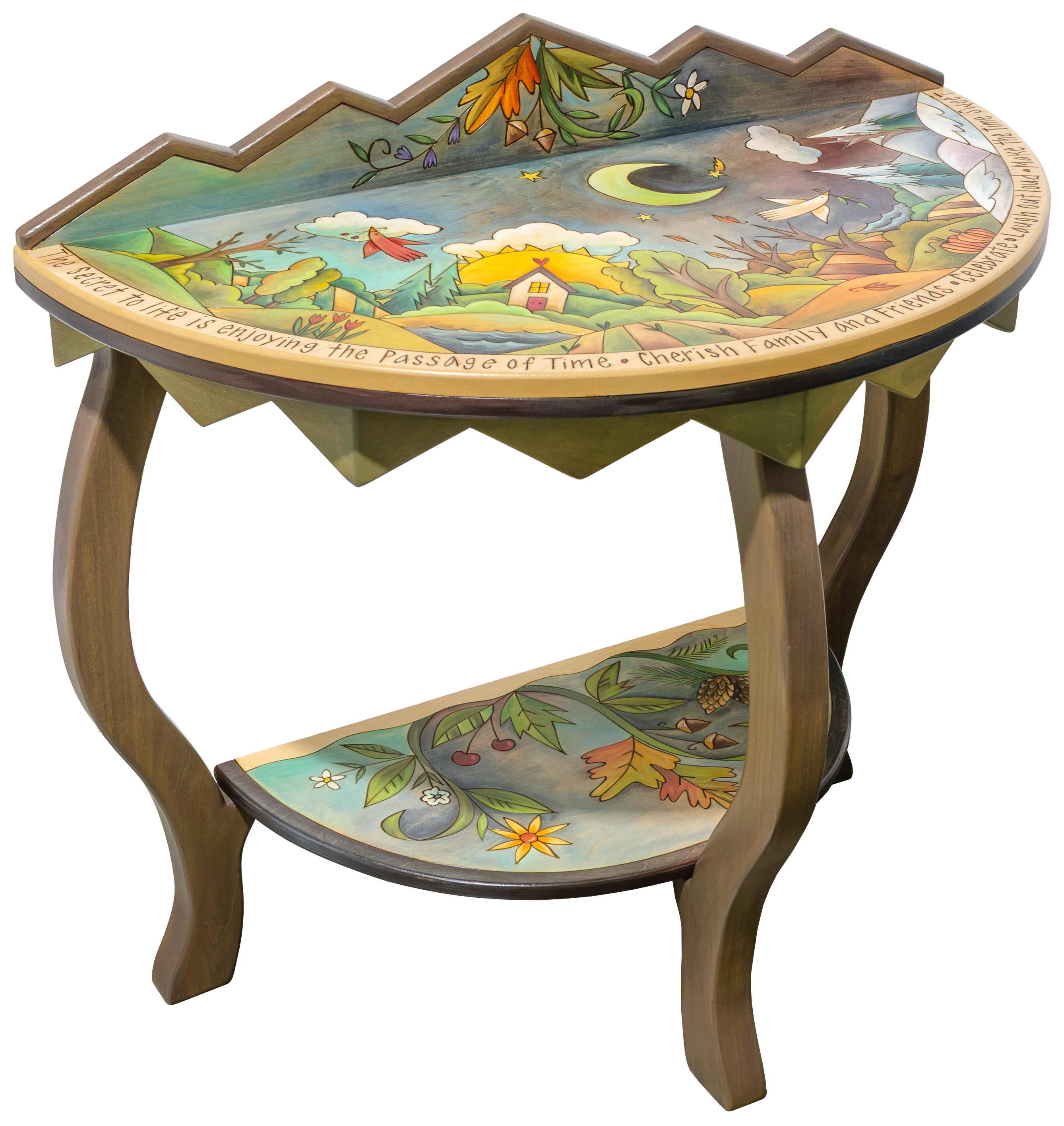 Half Round Table