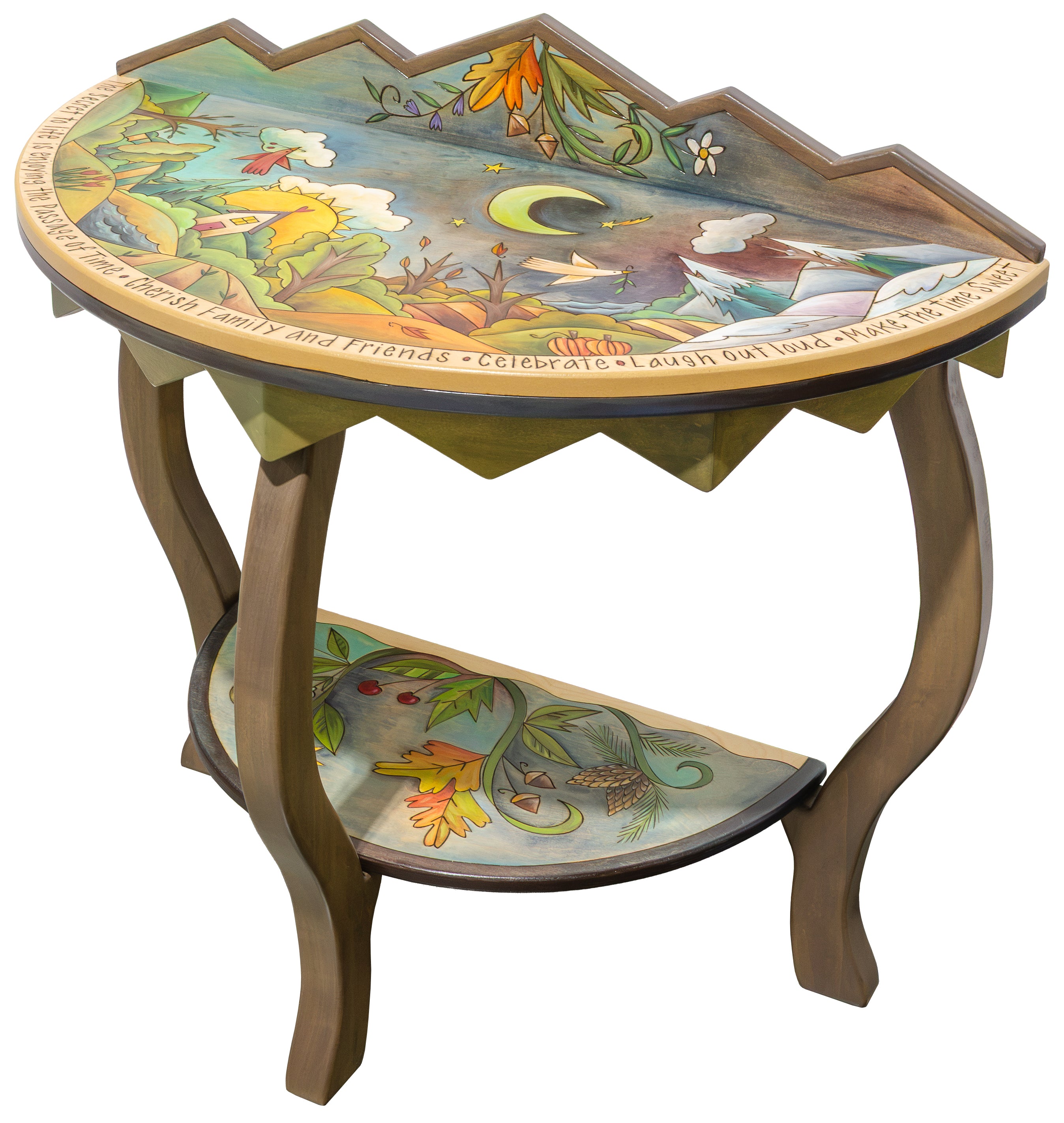 Half Round Table