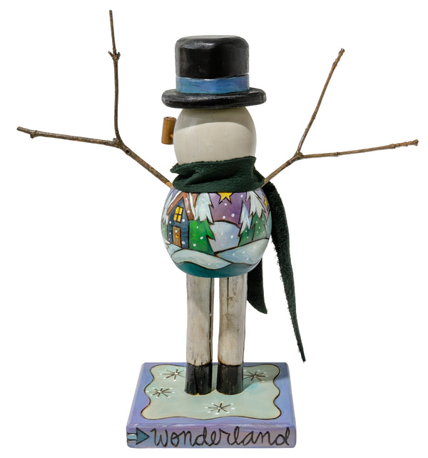 Extra Small Snowman Sculpture