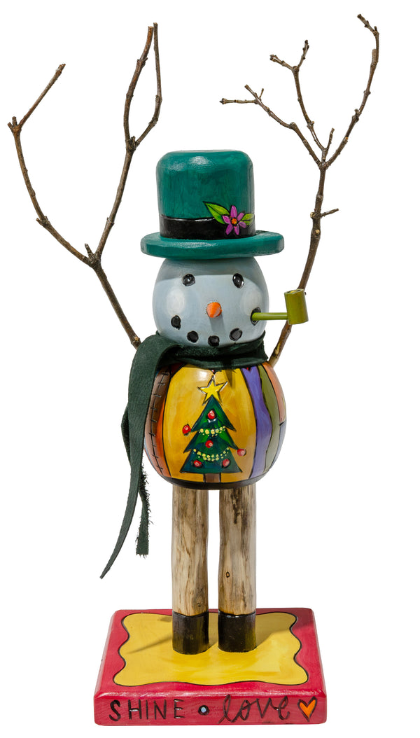 Extra Small Snowman Sculpture