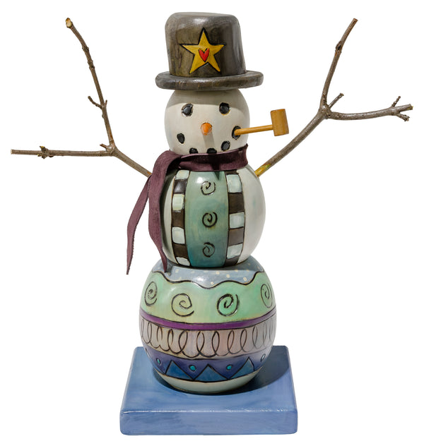 Extra Small Snowman Sculpture