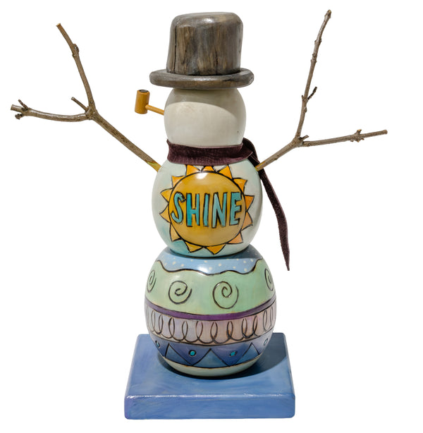 Extra Small Snowman Sculpture