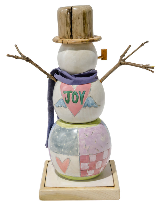 Extra Small Snowman Sculpture