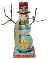Extra Small Snowman Sculpture