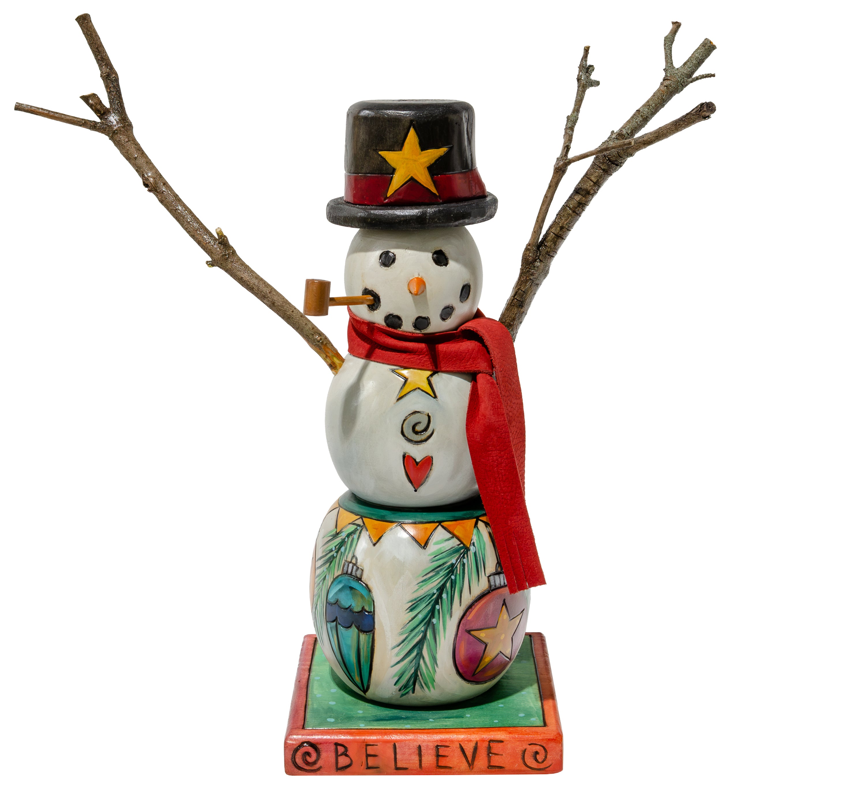 Extra Small Snowman Sculpture