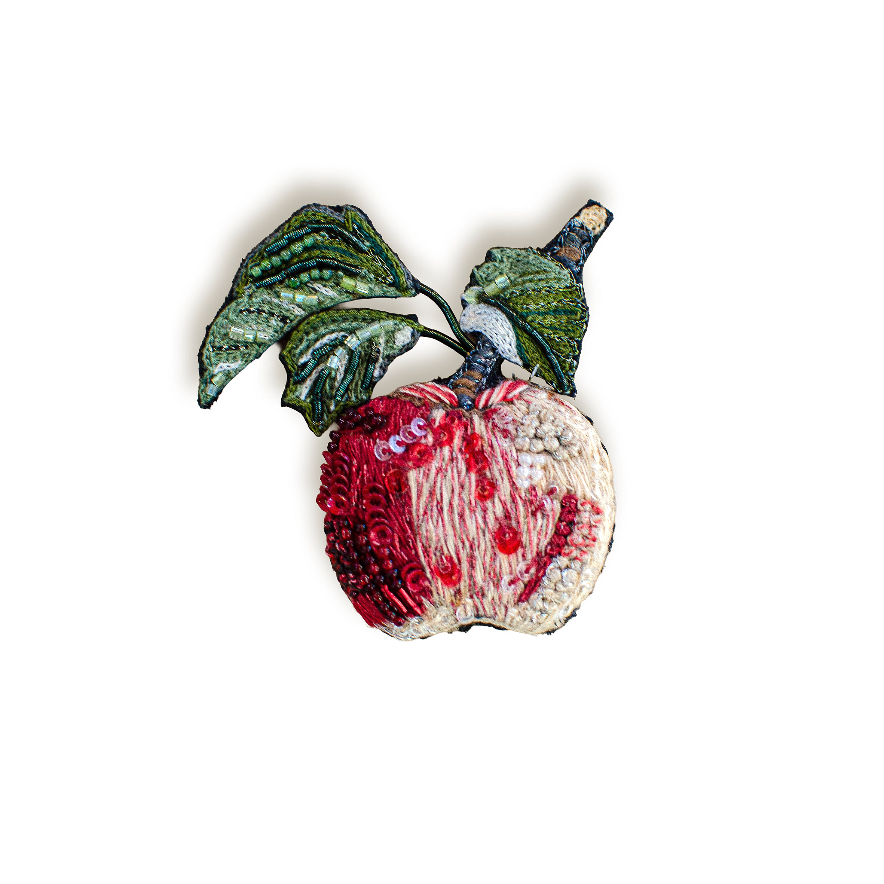 Apple Brooch Pin