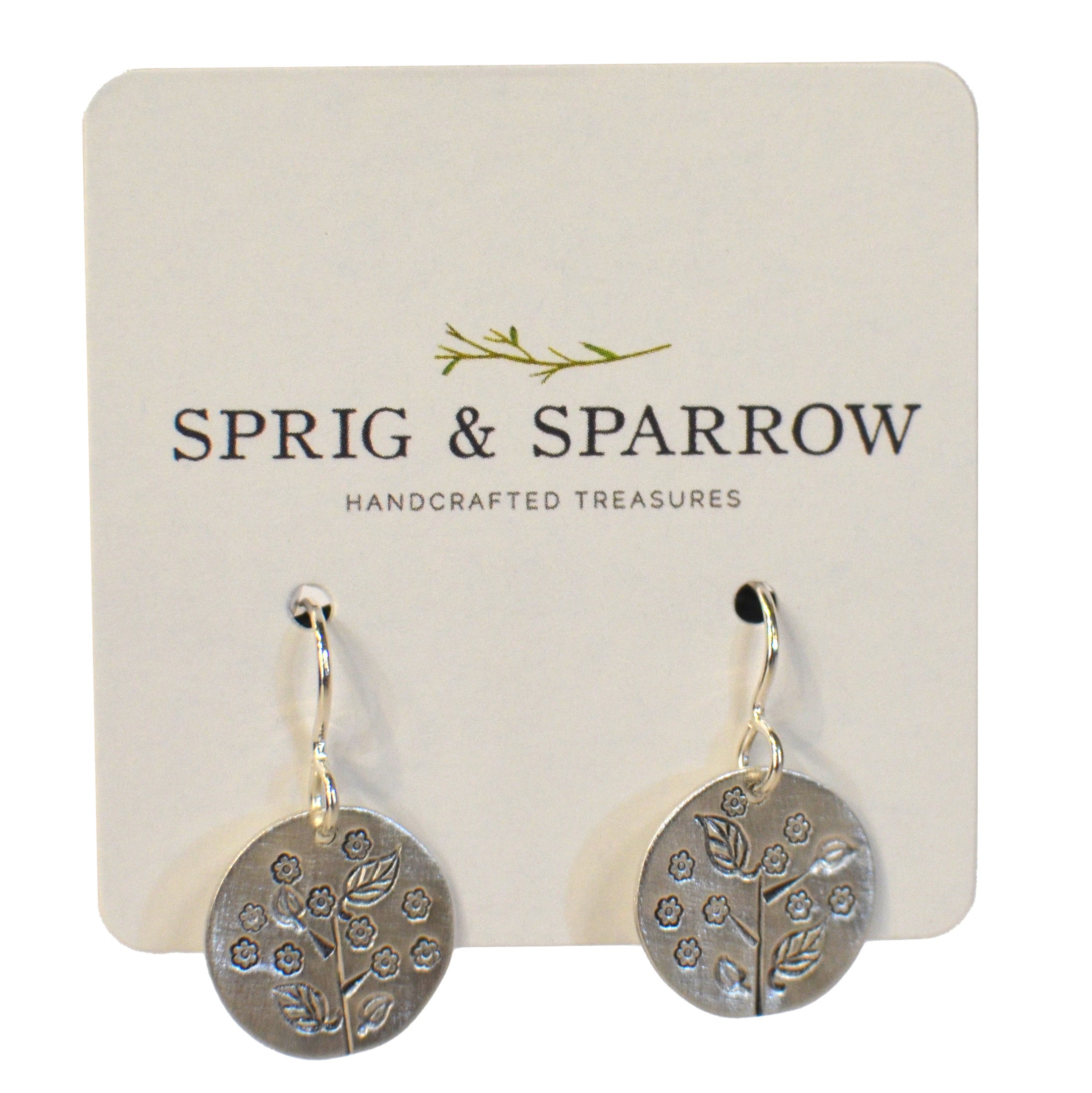 Dangly Silver Earrings | Sweet Sprig