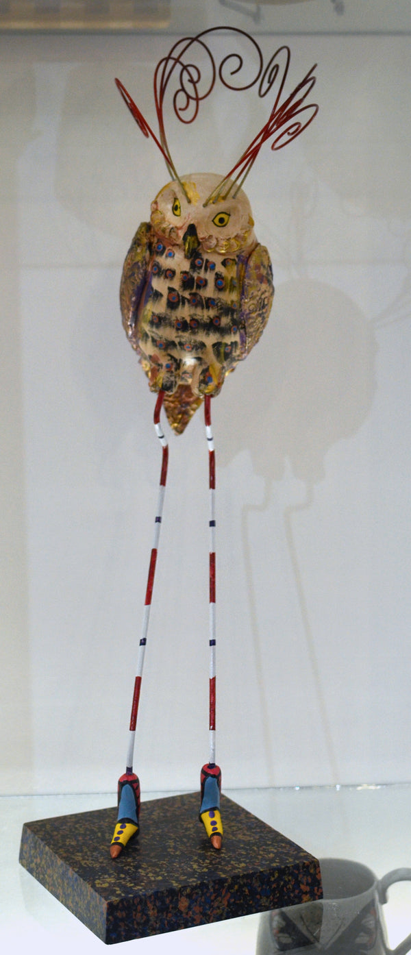 Medium Bird Sculpture | Owlish