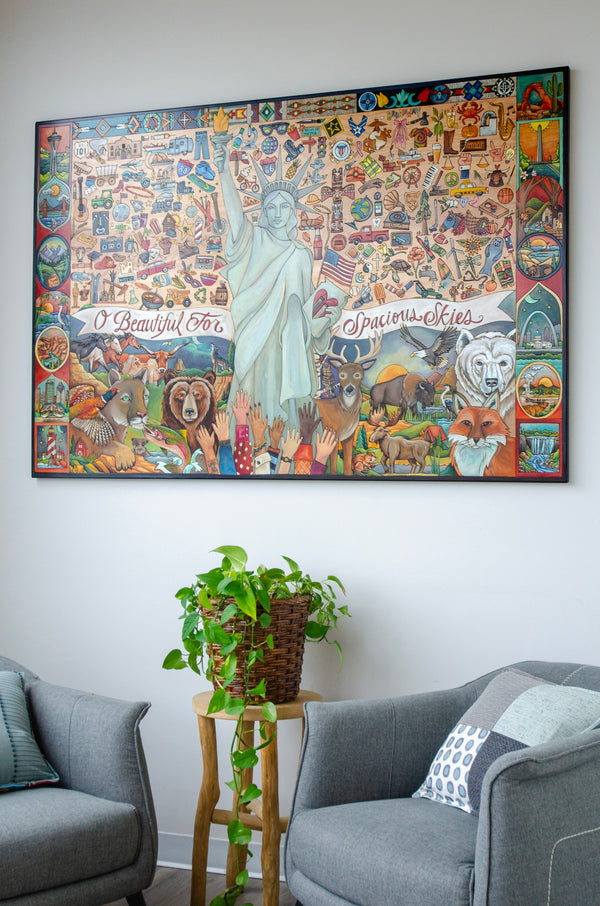 Large Wall Plaque | USA Semiquincentennial