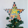 "Fa La La" Star Christmas Tree Topper