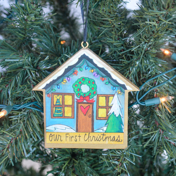 "Home for Christmas" Our First Christmas Ornament
