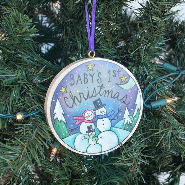 "A Tiny Gift" Baby's First Christmas Ornament