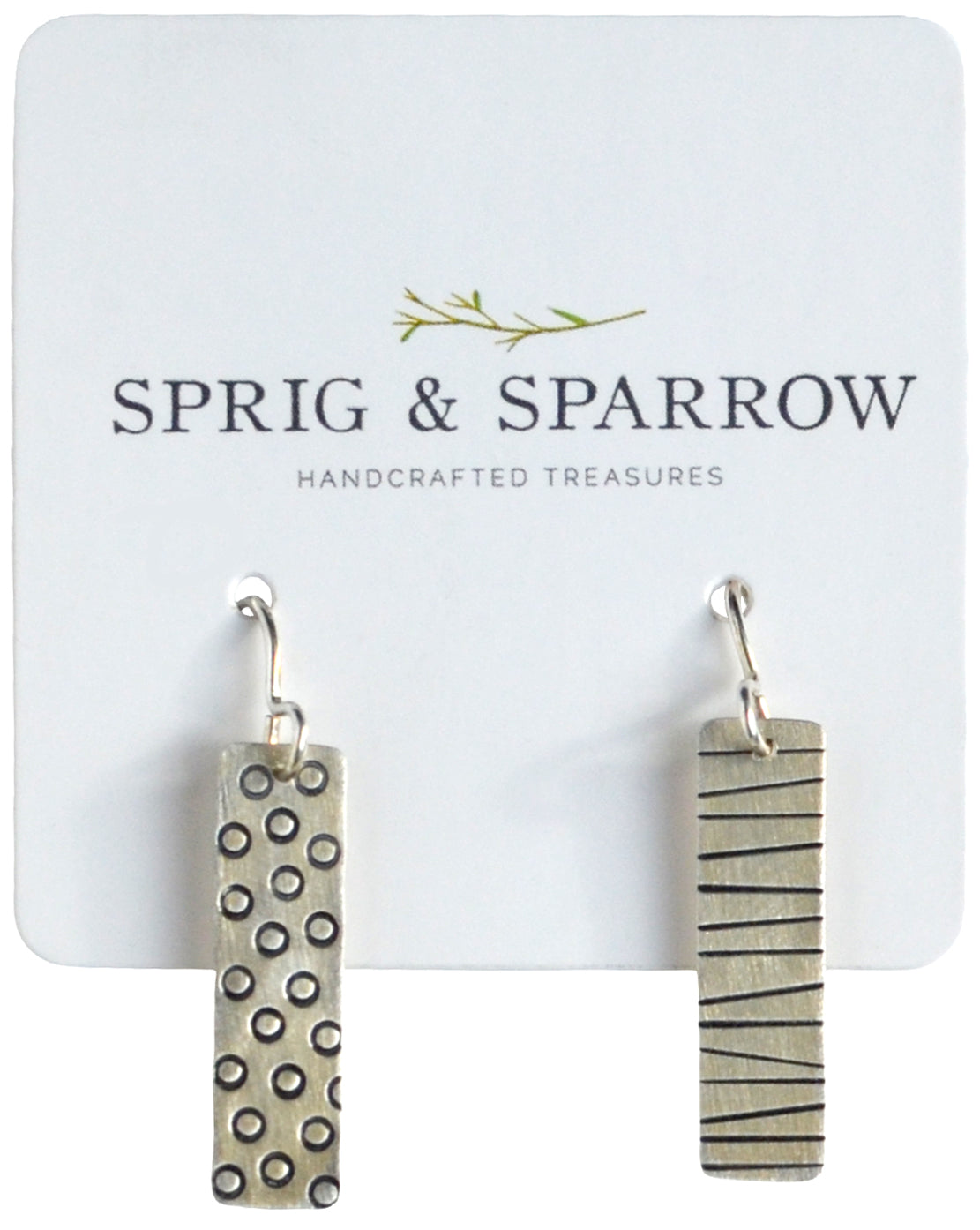 Dangly Silver Earrings | Nicely Mismatched