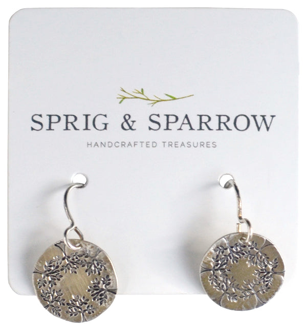 Dangly Silver Earrings | Looking Up