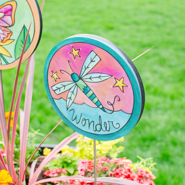 Decorative Garden Stake Set | "Explore"