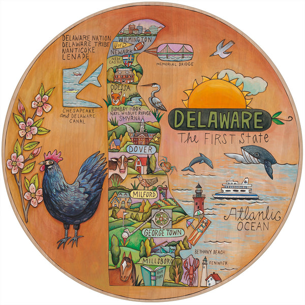 28" Lazy Susan - Delaware