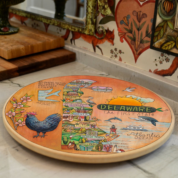 Delaware Lazy Susan | "Liberty & Independence"