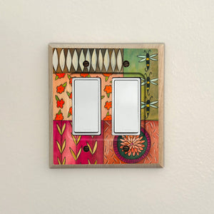 Light Switch Plate - "Hand Picked Pinks"