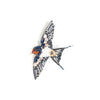 Fork-Tailed Swallow Brooch Pin