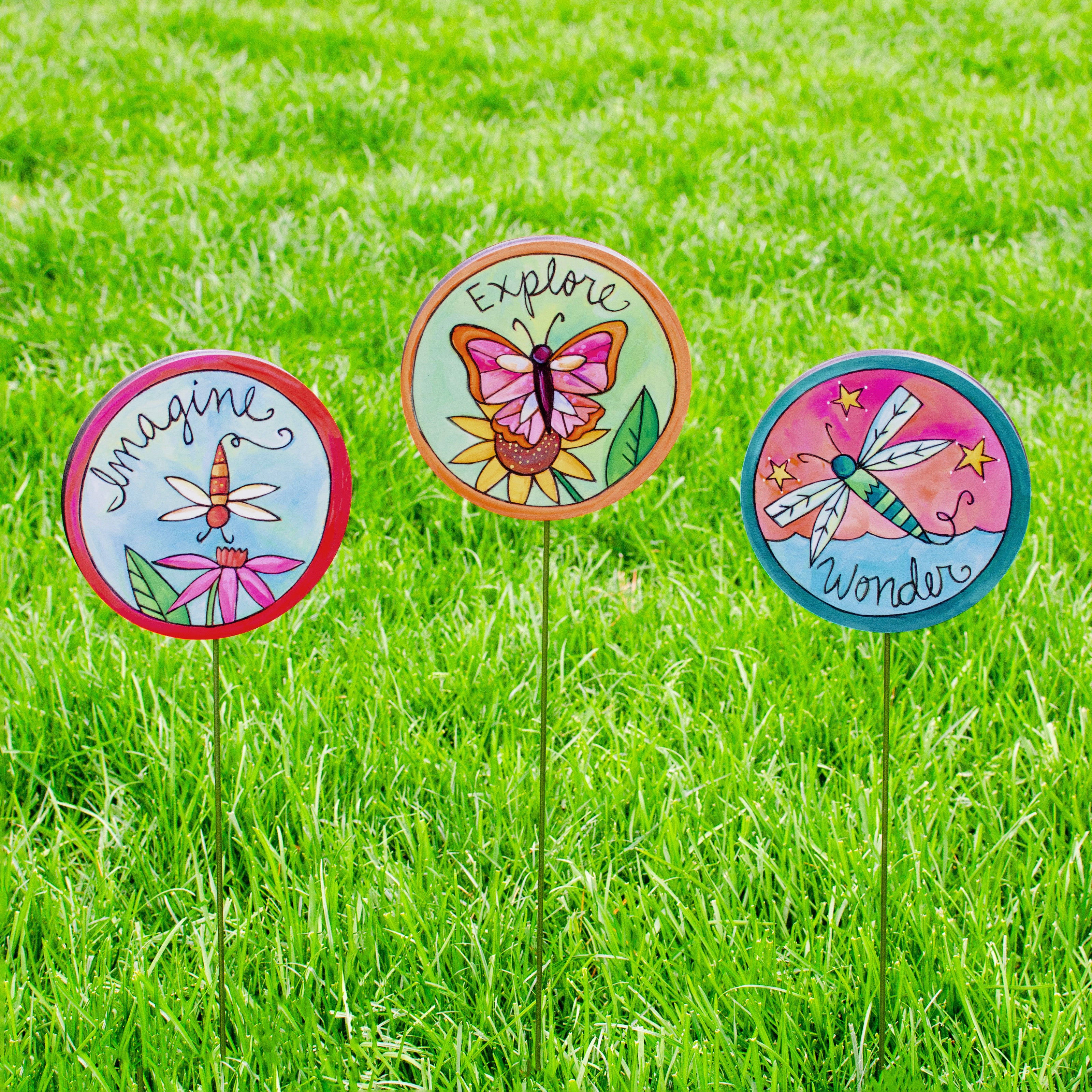 Decorative Garden Stake Set | 