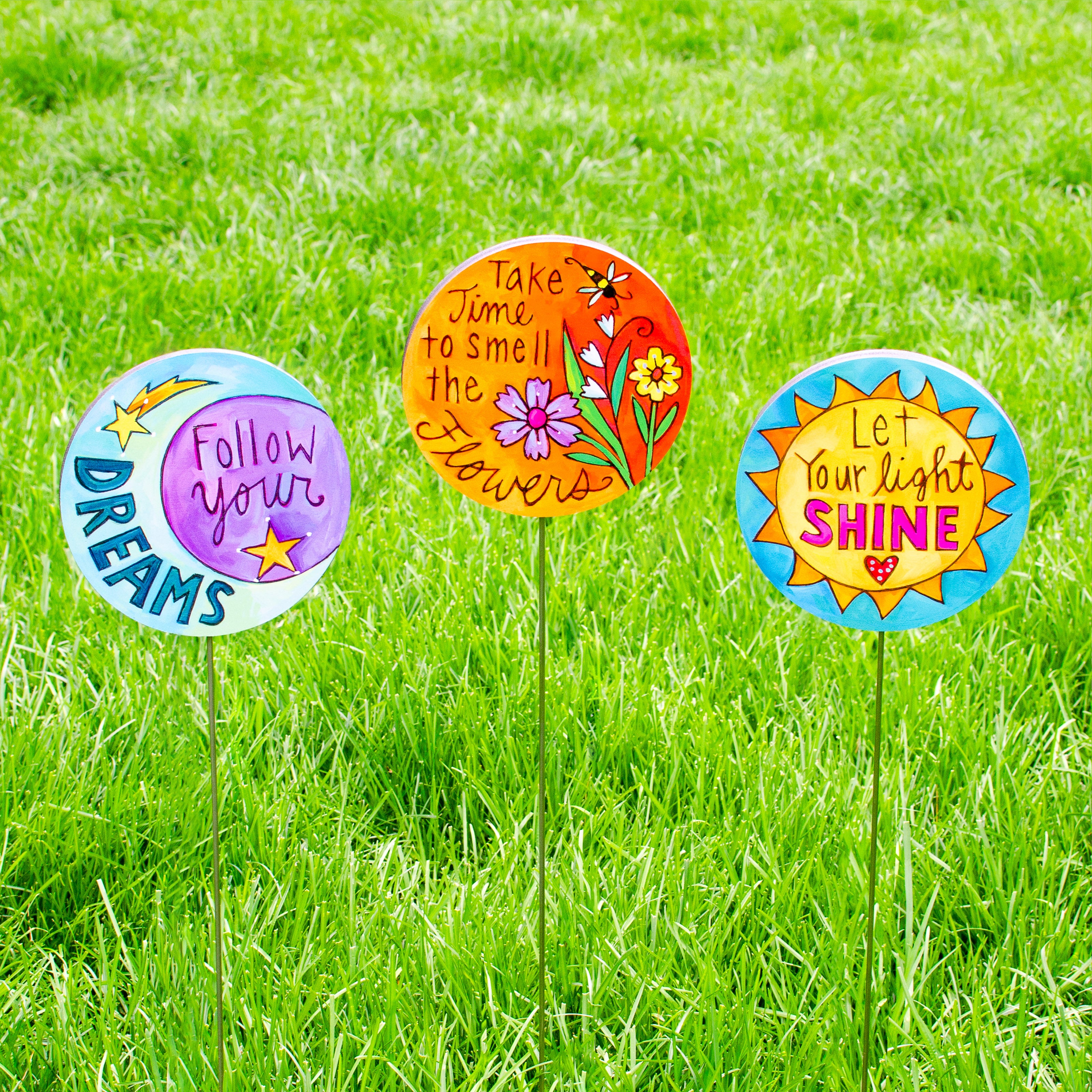 Decorative Garden Stake Set | 