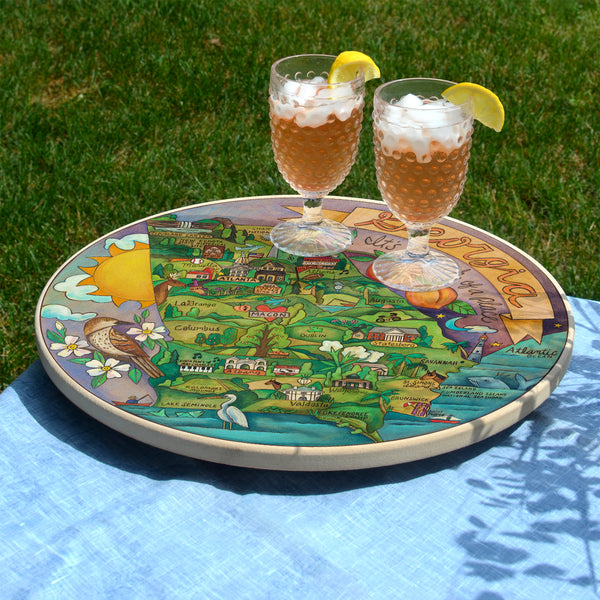 Georgia Lazy Susan | "What a Peach!"