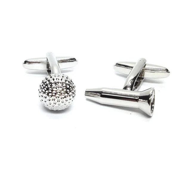 Golf Tee & Ball Cuff Links