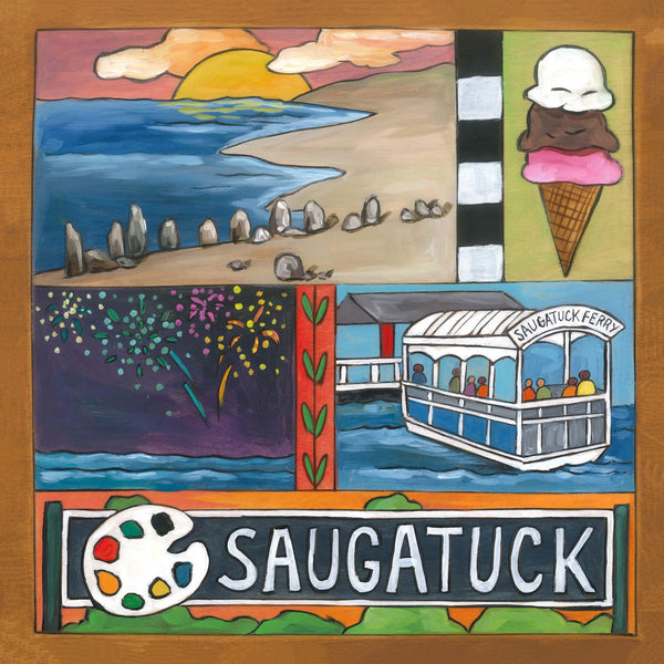 Michigan Plaque | "Saugatuck"