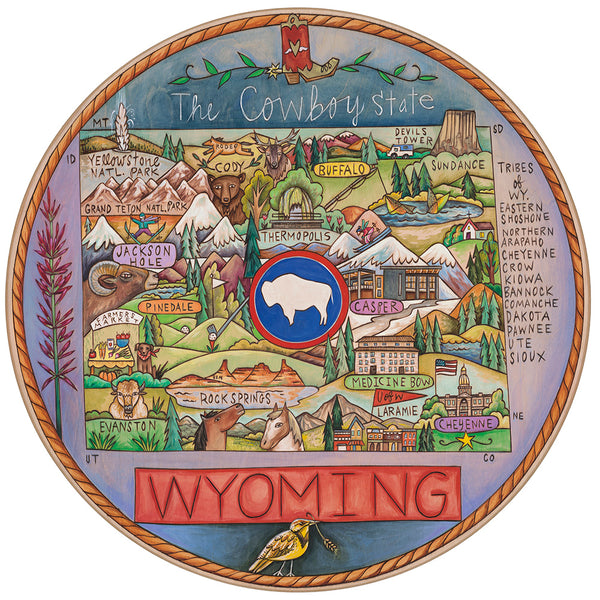 Wyoming Lazy Susan | "Forever West"