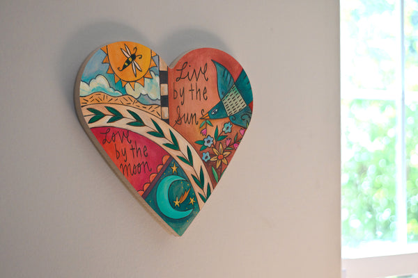 "Birds of a Feather" Heart Shaped Plaque