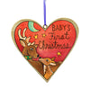"Santa's Little Helper" Baby's First Christmas Ornament