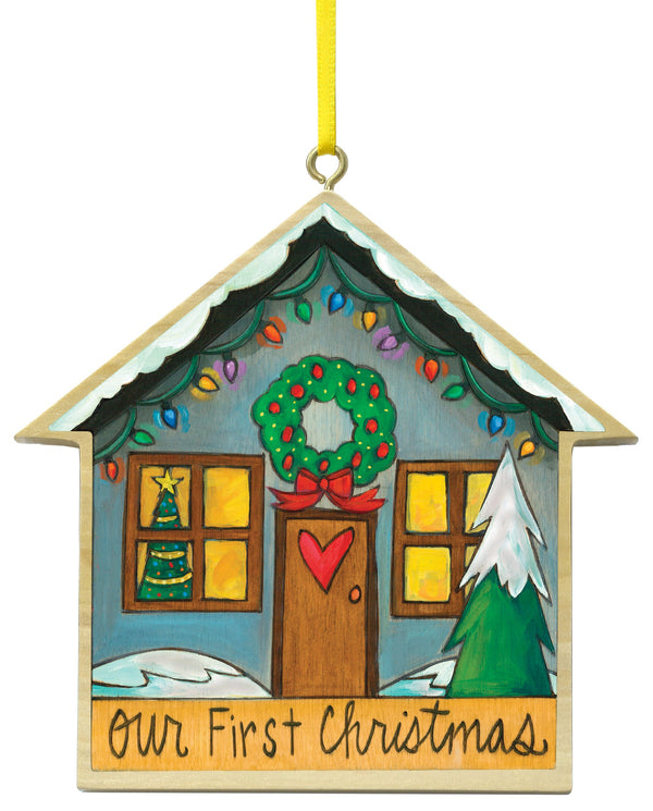"Home for Christmas" Our First Christmas Ornament